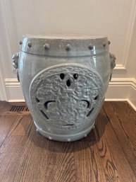 Large Ceramic Asian Garden Stool Side Table