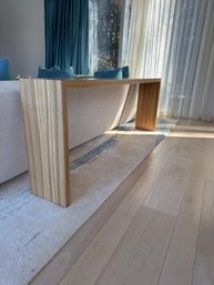 7ft Modern Wood Console Table