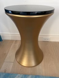 Gold And Granite Side Table