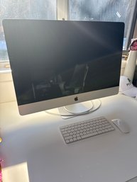 Apple Model A1419 All In One Desk Top Monitor Keyboard And Mouse