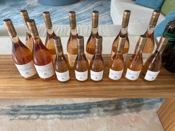 14 Various Size Bottles Of Whispering Angel