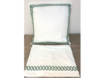 Serena And Lily Twin Size  Duvet Cover And Sham