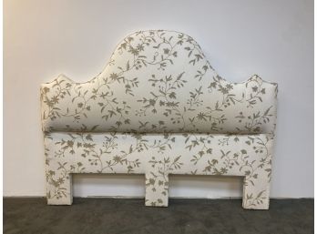 Custom King Size Embroidered Headboard