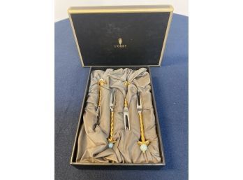 L'OBJET Fortuny Set Of 4 Cocktail Forks