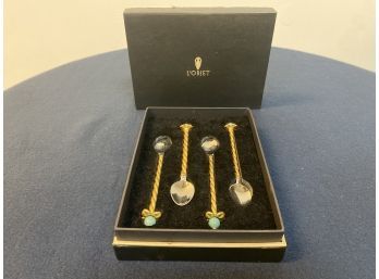L'OBJET Fortuny Set Of 4 Cocktail Spoons