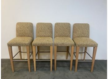 Set Of Four John Hutton Stools For Donghia.