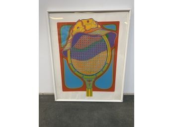 Vintage Original Serigraph By Clayton Pond Signed  1975