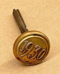 Rare Antique 1930 Brass Residential Doorknob
