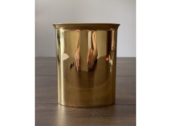Gunilla Lindahl Designed Swedish Scandia Present Karlshamn 24K Gold-Plated Vase