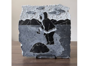 Vintage Siku Soapstone Carving - Native Eskimo Canadian Art