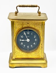 Antique 19th C. Waterbury Clock Co 8-Day Carriage Brass Clock