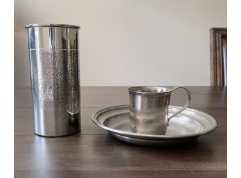 Vintage Swedish Pewter/Silverplate Lot - Alton, Grnna Tenn