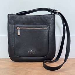 Kate Spade New York Black Leather Crossbody Bag