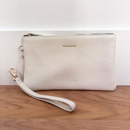 Doris & Jacky Pebble Leather Wristlet Clutch