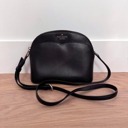 Kate Spade New York Black Saffiano Leather Crossbody Bag