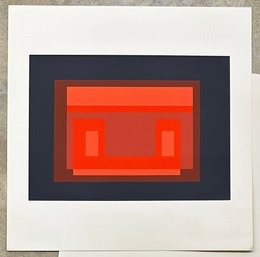 Joseph Albers Lithograph From His Variants Portfolio