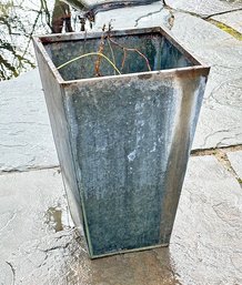 Galvanized Metal Planter
