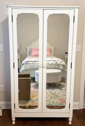 Pottery Barn Juliette Armoire Wardrobe - In White