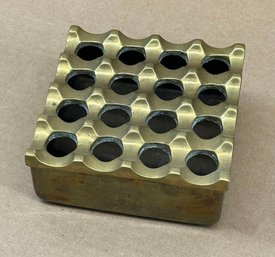 Vintage MCM Swedish Ultima Brass Ashtray By Holger Beckstrm And Bo Ljungberg