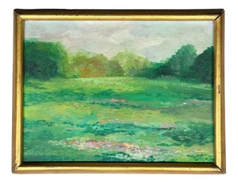 Margaret Boberek (American B. 1949) Original Oil On Canvas Landscape