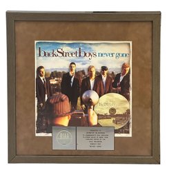 Authentic Backstreet Boys Platinum Record Award For Their 2005 Album 'Never Gone' - Pop / Boy Band