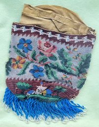 Early American Beaded Bag - Circa 1840-1850