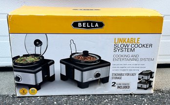 Bella Linkable Slow Cooker System (2 - 2.5Qt Units) - Never Used In Box