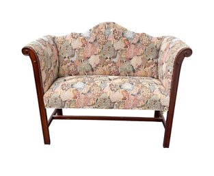 Chippendale Style Upholstered Settee From Southland Furniture (N.C.)