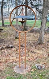 Original Tom Torrens Outdoor Metal Sculpture / Bird Feeder - 77' Tall