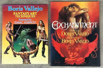 Boris Vallejo Art Fantasy Books - 1980's - Enchantment & Fantasy Art Techniques