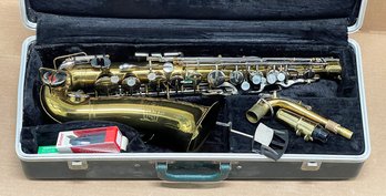 Bundy Selmer Alto Saxophone - With Hard Case, Extras - In Very Good Condition