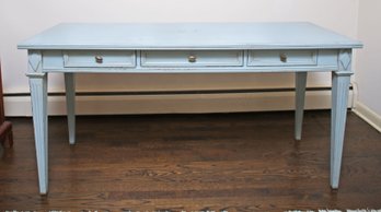 Ballad Designs Casa Florentina Distressed Blue Writing Desk