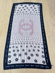 Chanel Silk Scarf (72') - Made In Italy