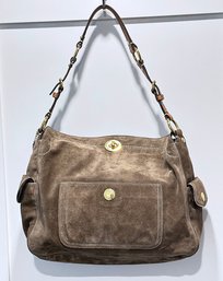 Coach Suede Hobo Bag