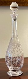 Cristal De Severs France J.G Monnet Cognac Decanter