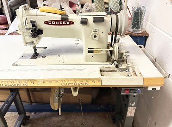 Consew 206RB-5 Walking Foot Industrial Sewing Machine With Table