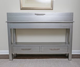 Stein Messina 2-Drawer Console Table With Flip-top Storage
