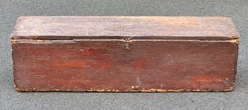 Antique 19th C. Wooden Toolbox