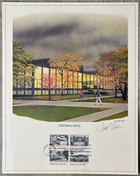 1982 Donald Moss Hand Signed USPS First Day Of Issue Stamp Sheet