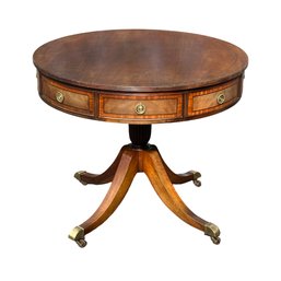 Wellington Hall Mahogany Regency Style Drum Table