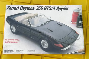 Testors/Italeri #230 Ferrari Daytona 365 GTS/4 Spyder Auto Model Kit - New  Sealed (124 Scale)