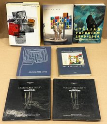7 Art / Modern Furniture Books - Pop Art, Futurism, Guggenheim, Etc