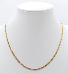 14K Italian Gold Chain - 18' Long - 7.37 Grams