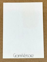 1980's Gianni Versace Letter Pad Paper - 4.125' X 5.875'