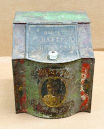 Antique Gillett's Coffee General Store Advertising Countertop Bin / Dispenser