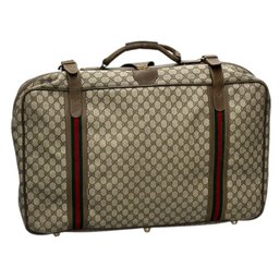 Gucci Monogram GG Large Suitcase Luggage