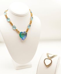 Vintage Joseph Warner Necklace And Charm Bracelet