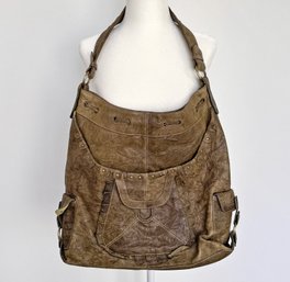 Hayden-Harnett Nomade Paule Marrot Editions Leather Handbag W/Dust Bag - Cost $638