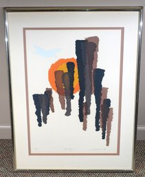 Vintage 1972 Deborah Tanen Lithograph Print - Signed / Numbered