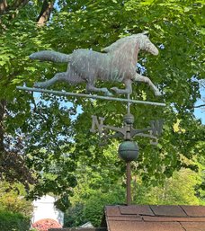 Vintage Copper Horse Weathervane